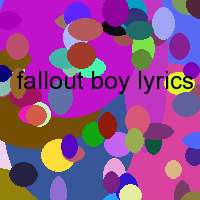 fallout boy lyrics